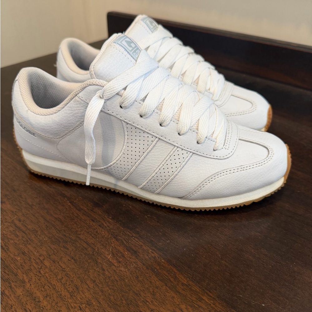 Globe Classic White Leather Athletic Shoes
